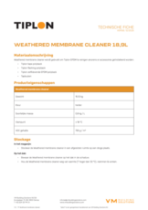 Tiplon - weathered membrane cleaner - TF